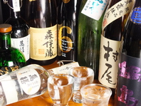 【地酒・焼酎の種類が豊富！】