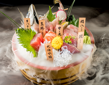 鮮魚の桶盛りと創作天ぷら 天しゃり 今池のおすすめ料理1