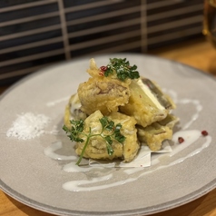 さつま芋蜜煮クリームチーズ挟み揚げ