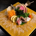 料理メニュー写真&nbsp;カワハギ活造り