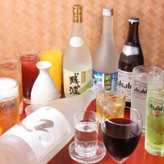 飲み放題付きコースはもちろん、単品飲み放題もご用意◎