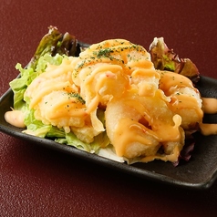 海老の天ぷらチリマヨソース