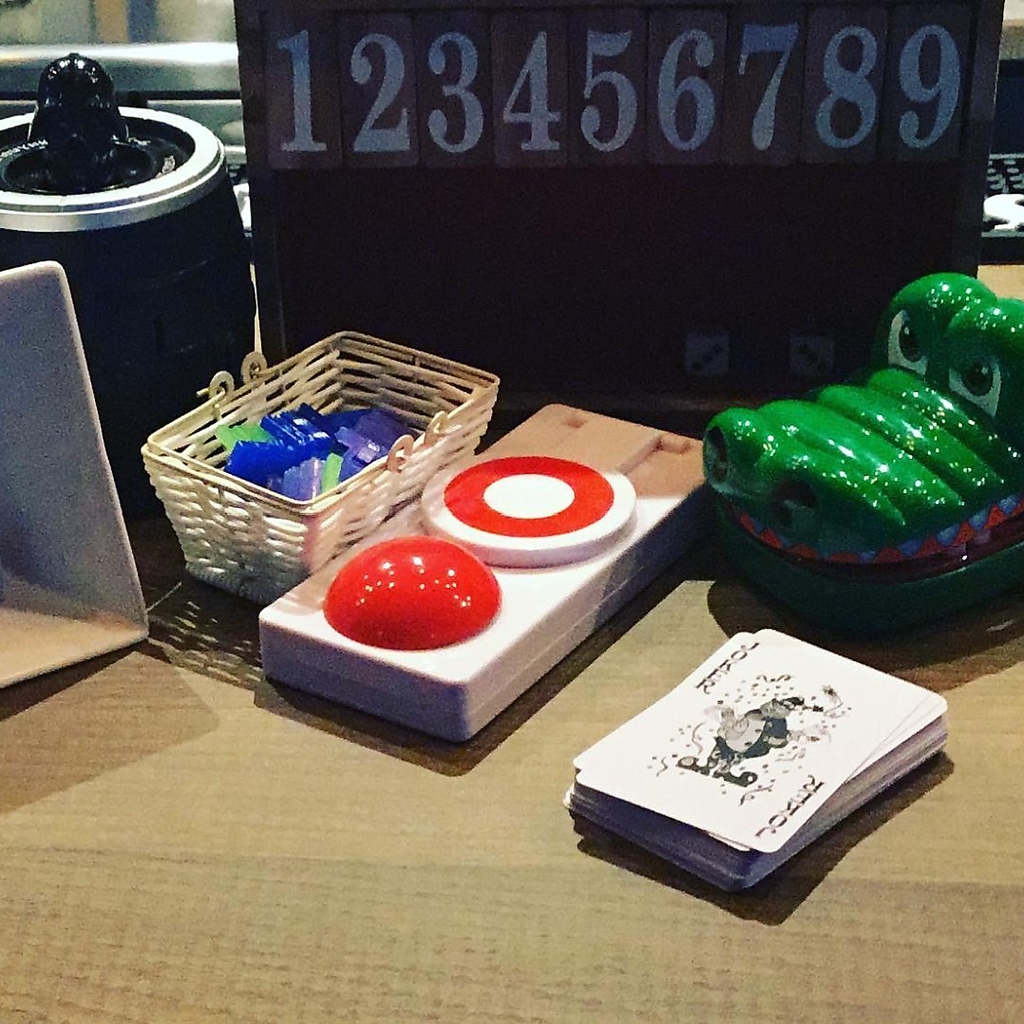 各種ご宴会やパーティーなどで使える盛り上げグッズ無料貸出◎トランプ・UNO・ワニワニパニックなど