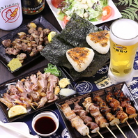 串と一品に合うお酒を厳選◎飲み放題も充実しています♪
