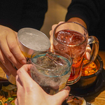 定番のお酒をご用意！ハイボールやビールなど、いつものお酒で乾杯してください◎