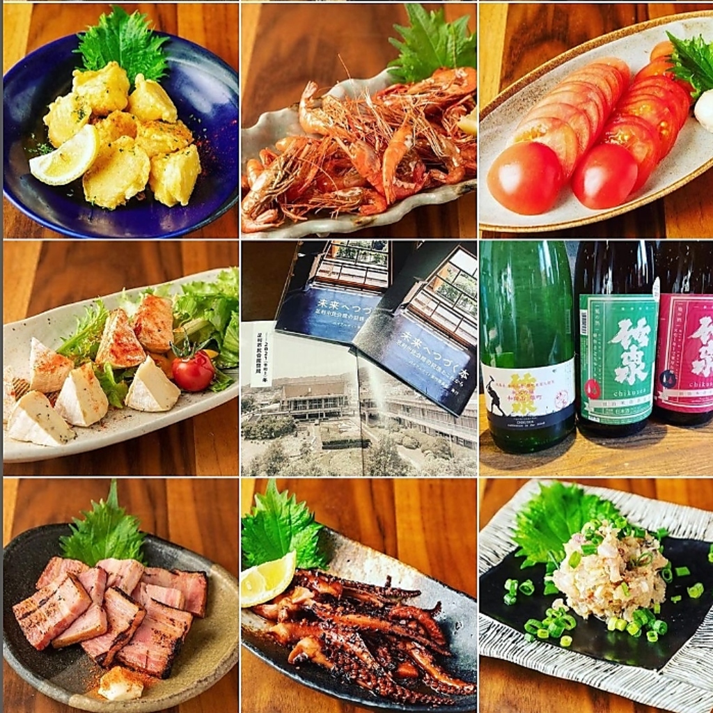 こだわりの各種逸品料理や、焼酎・日本酒などのお酒も豊富にご用意しております