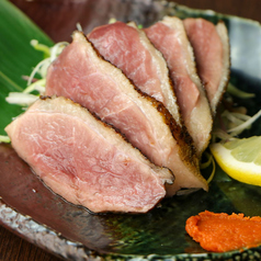 鴨ロースの炭火焼き