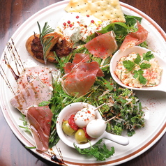 ビアホールの前菜盛り合わせ