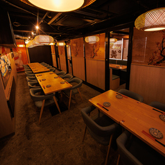 ▽錦糸町で大人数宴会!最大40名様までの貸切パーティーならお任せください!広々とした空間で、会社全体の宴会や大人数での同窓会、イベント打ち上げにも対応可能です!もちろん昼宴会もOK◎自由なレイアウトで、思い出に残る特別な一日を演出しませんか?プランや設備など、まずはお気軽にご連絡ください!