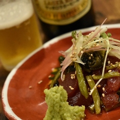 まぐろワサビ和え