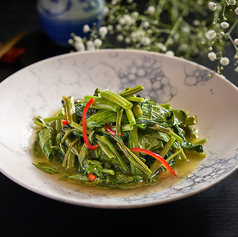 空芯菜の塩炒め