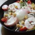 料理メニュー写真 鶏ハムのシーザーサラダ