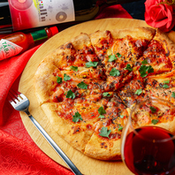 アツアツPIZZAをどうぞ