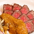 料理メニュー写真&nbsp;和牛のローストビーフ ～和風玉葱ソース～