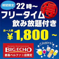カラオケ BIG ECHO ビッグエコー都島 ベルファ2店 のコース写真