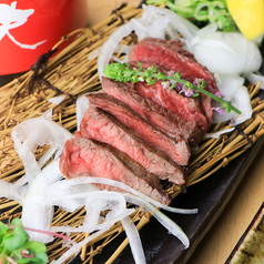 国産黒毛和牛の炭火タタキ
