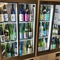 店主が厳選した日本酒がずらり！お得な日本酒飲み放題も