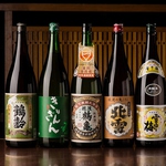 久保田・八海山・麒麟山など…新潟を代表する地酒を多数ご用意しております。