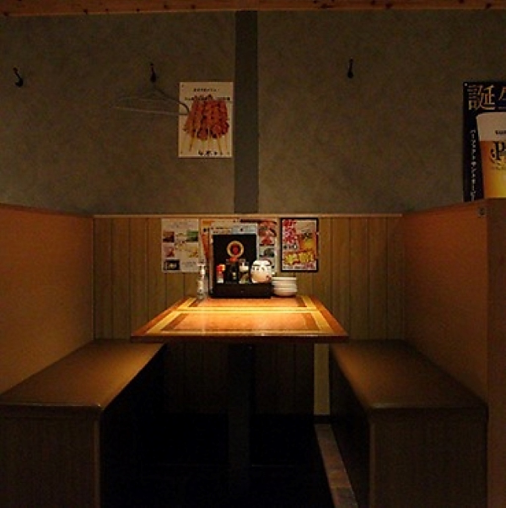 様々なシーンに人気の半個室を多数ご用意！デートやご友人との飲み会、女子会にも最適！