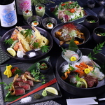 豪華食材を使った至高のお料理をゆとりの3時間飲み放題付きでご堪能いただけるコースもございます。