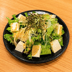 豆腐の胡麻サラダ