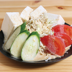 豆腐サラダ