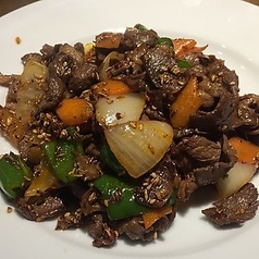 豚バラの四川風煮/ラム肉のクミ炒め