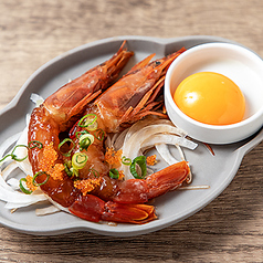 赤海老醤油漬け