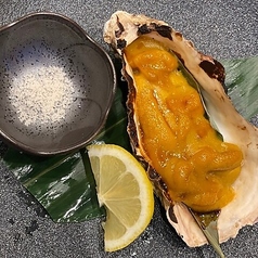 シンプル塩水雲丹焼き