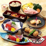 【90分飲放題付】6,500円まぐろと旬菜まぐろ食べ比べコース。【20名様までは一皿出し】