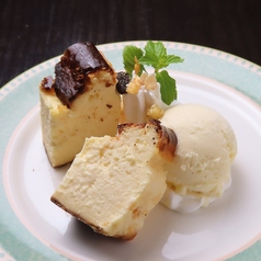 しっとりバスクチーズケーキ
