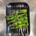 料理メニュー写真&nbsp;野菜焼　各2本（ピーマン、獅子唐、椎茸、ネギ）