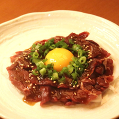 馬刺し にんにく醤油漬け