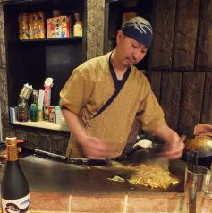 焼きは全て店主にお任せ！