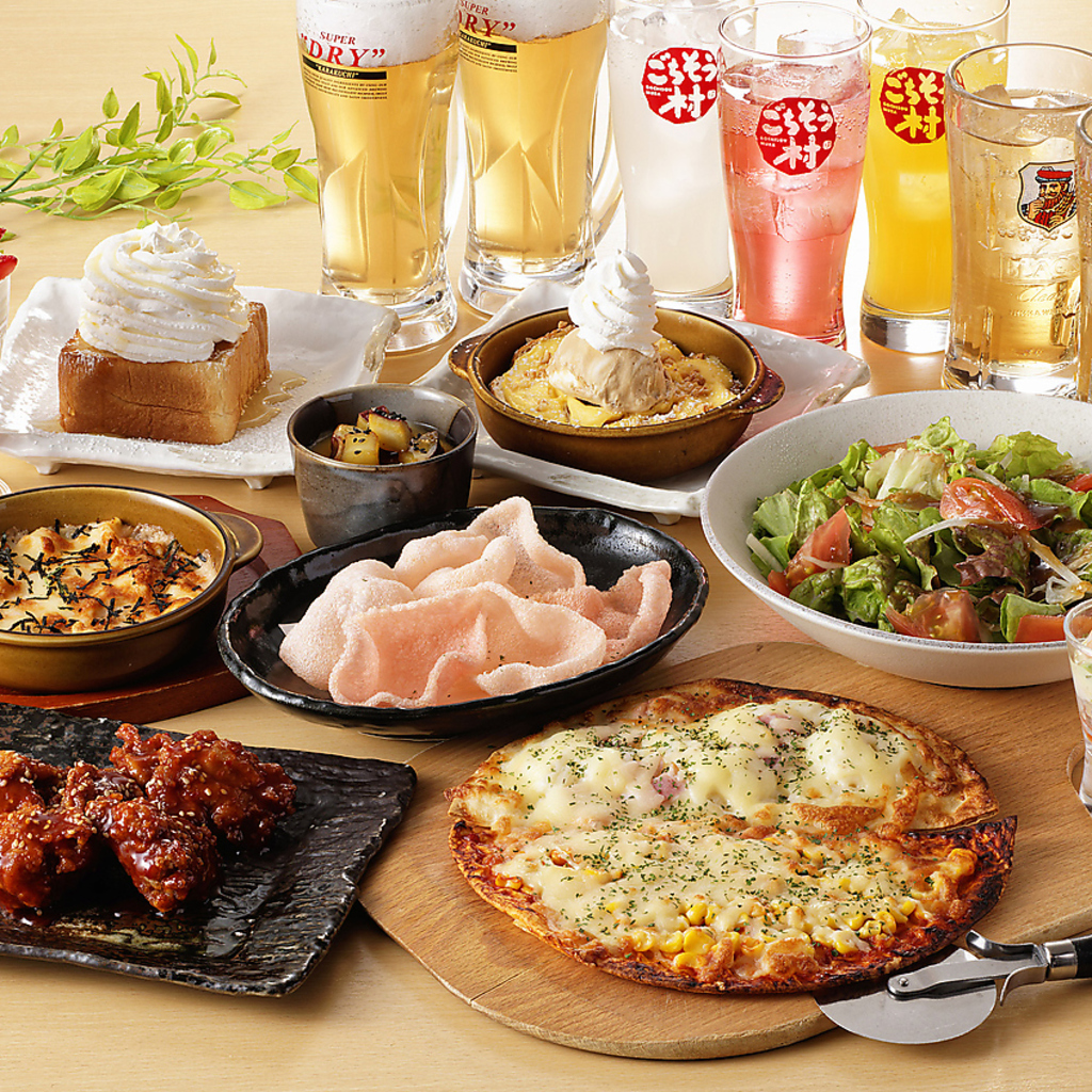 女子会にもオススメ♪デザート15品＋季節のデザート食放＆飲放付きスイーツ食べ放題コースも！