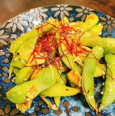 ペペロン焼き枝豆