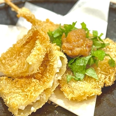 キス大葉梅肉串