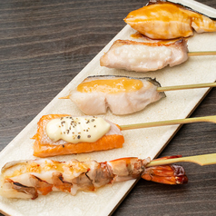 おまかせ魚串焼き 5本盛り合わせ