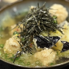 真鯛しんじょと茄子の揚げ出し