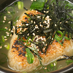 焼きおにぎり茶漬け~鳥スープ仕立て~