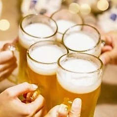 飲み放題付コースが豊富♪単品飲み放題もございます！