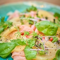 新鮮な旬の食材を活かしたイタリアン