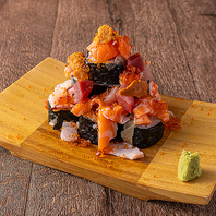 【海王三代名物】贅沢海王ウニいくらこぼれ寿司を当店で