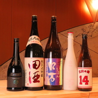 ◆鮨との相性を考慮した厳選日本酒の数々◆