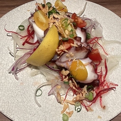 島タコのカルパチョ