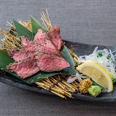 和牛イチボの炭火焼き