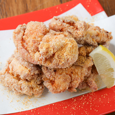 備中高原鶏モモ肉の竜田揚げ