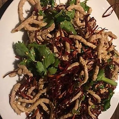 唐辛子と豚肉炒め