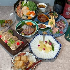 刺身と酒のらんぼのコース写真