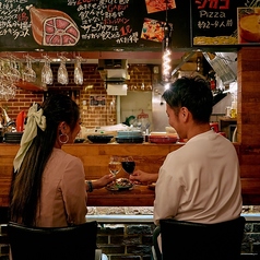 人気のカウンター♪早めのご予約を…★肉宴会・女子会・記念日・貸切に♪ 【柏×誕生日×記念日×女子会×肉×ワイン】